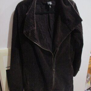 Eileen Fisher Corduroy Jacket motto brown oversized s